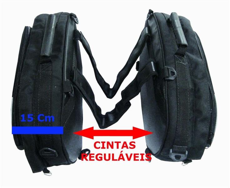 Imagem de Alforge Bolsa Mochila Lateral Impermeável Max 4 Par