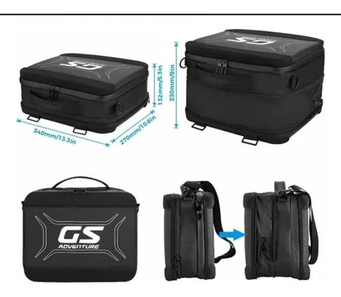 Imagem de Alforge Bolsa Para Case E Side Case Compatível para Bmw Gs 21 Litros