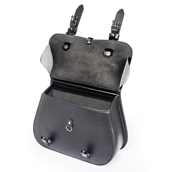 Imagem de Alforge Lateral Bolsa Moto 18 Litros Com Suporte Triumph Bonneville T 100