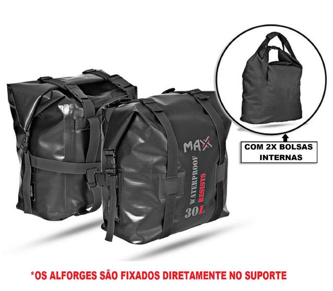 Imagem de Alforge Lateral Estanque capota maritima impermeavel 30L universal