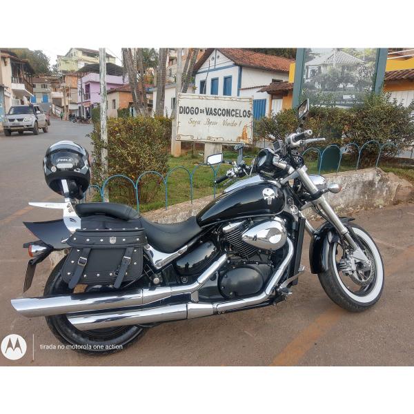 Imagem de Alforge Mala Bolsa Lateral Cravos 36 Litros Par + Afastador Suporte Moto Harley Davidson Sportster 883