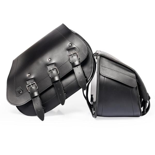 Imagem de Alforge Para Moto Custom Bolsa Lateral 64 Litros Tondin Forza Par Preto