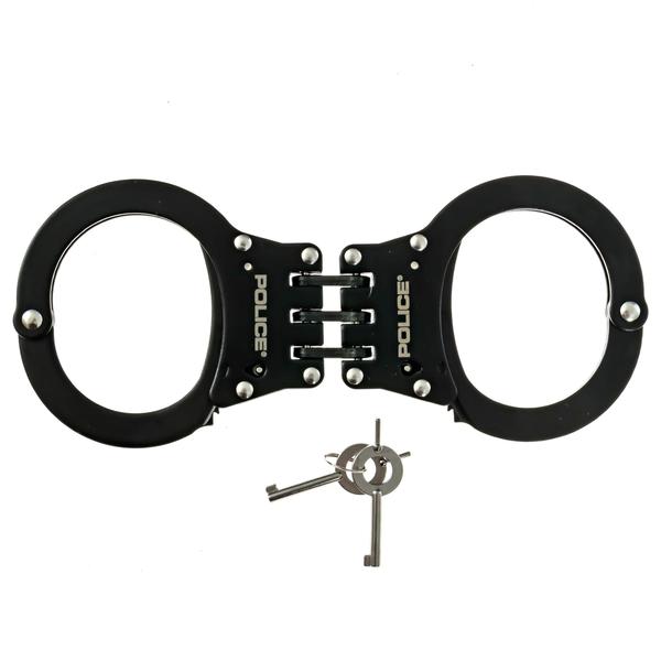 Imagem de Algemas POLICE Heavy Duty Highed Double Lock Steel Black