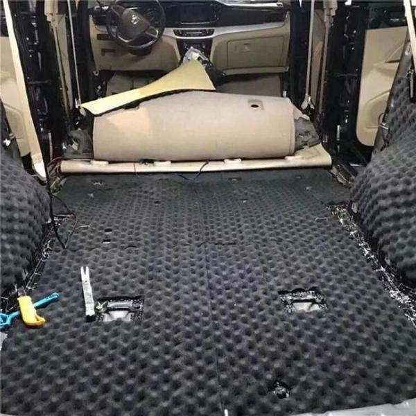 Imagem de Algodão Acústico Autoadesivo para Isolamento Térmico e Absorção de Som de Carro