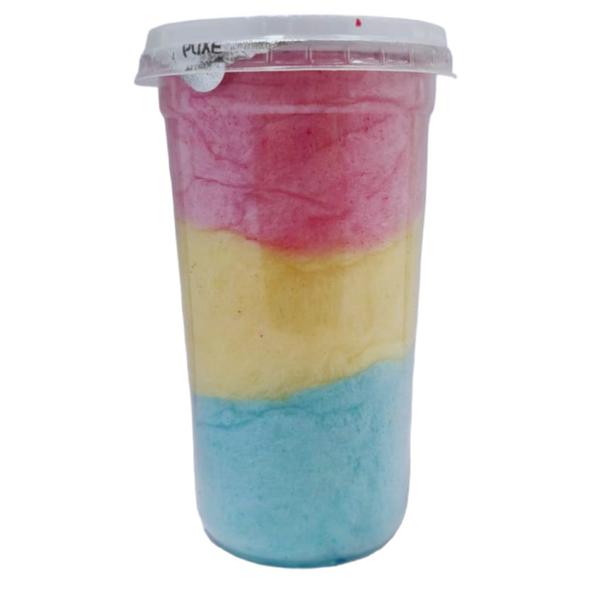 Algodão Doce Buschle Colorido (amarelo, azul e rosa) - copo com 20g Imagem de Algodão Doce Buschle Colorido (amarelo, azul e rosa) - copo com 20g