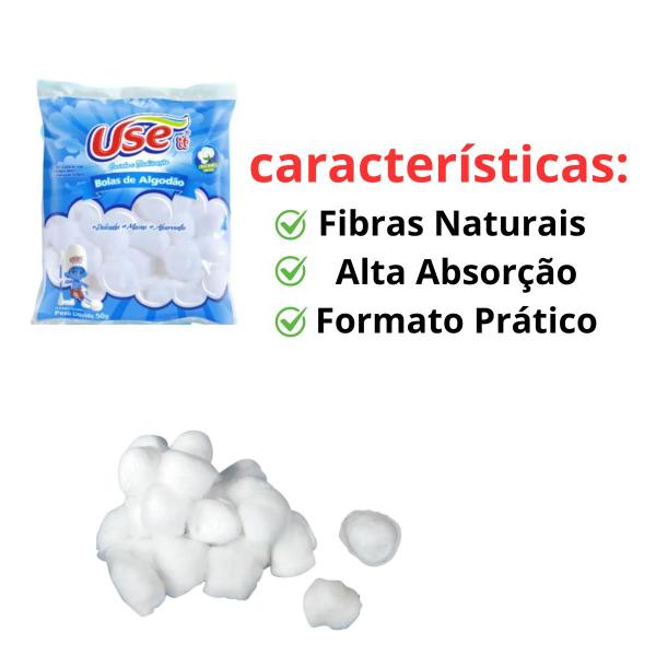 Imagem de Algodão Em Bolas Use It 20g - Macias E Absorventes