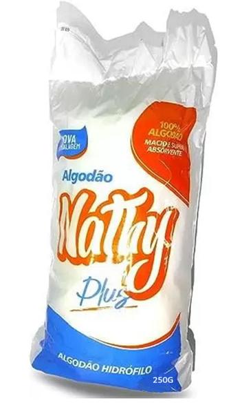 Imagem de Algodão Hidrofilo Nathy  Rolo De 250g - 6 Un