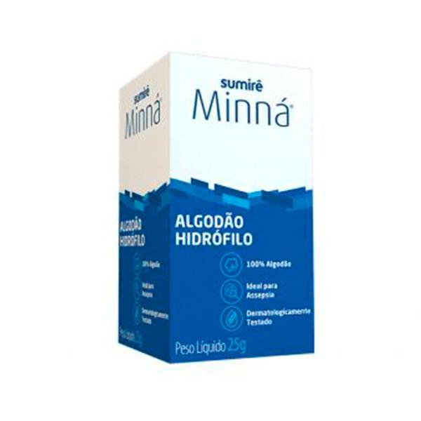 Imagem de Algodão Minná Hidrófilo 25g