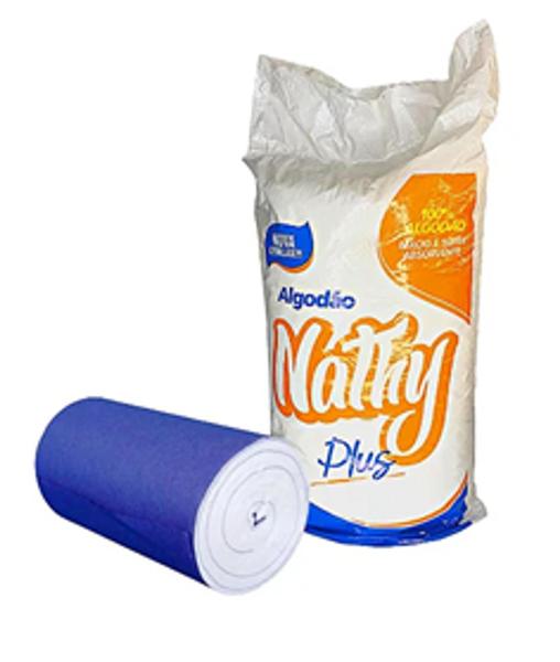 Imagem de Algodão  Nathy Hidrófilo branco macio - rolo de 500 gr.