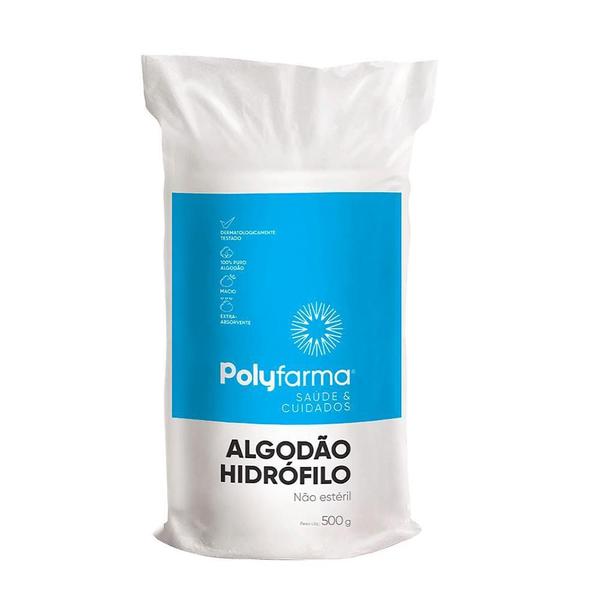 Imagem de Algodão Polyfarma 500G