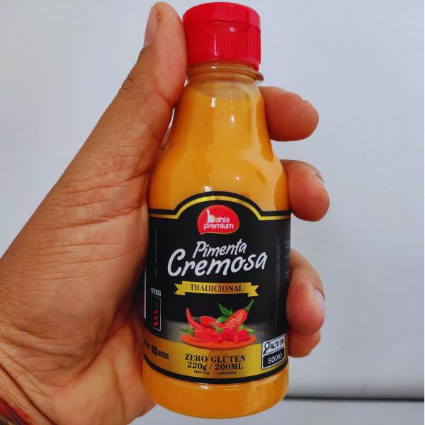 Imagem de Alho Cremoso Picante Com Ervas Finas Suave Churrasco 200ml Bahia Premium 8Unid