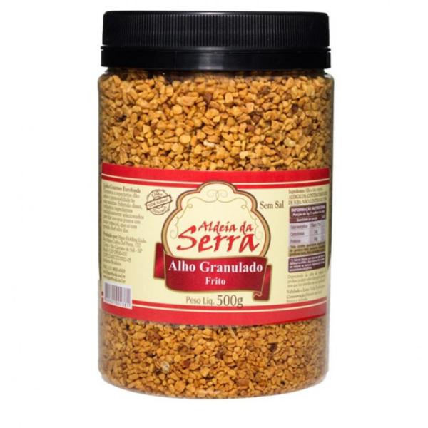 Alho Frito Granulado - Aldeia Da Serra 500G Imagem de Alho Frito Granulado - Aldeia Da Serra 500G
