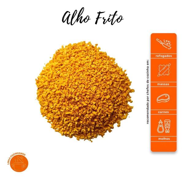 Imagem de Alho Frito Kit 2 Qualidade Premium Pote Com Dosador 50G