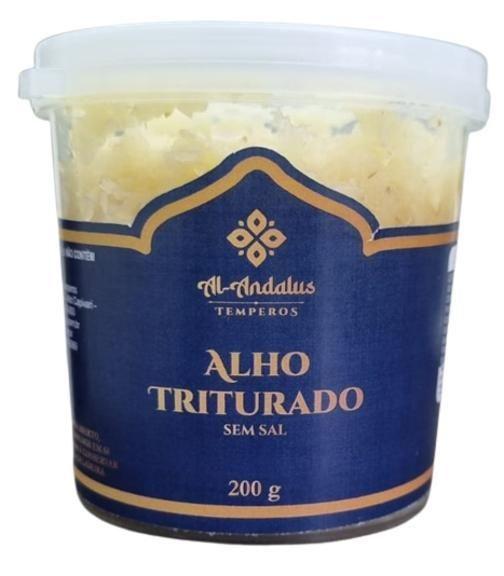 Alho Triturado Orgânico Al Andalus 200G - Al-Andalus Imagem de Alho Triturado Orgânico Al Andalus 200G