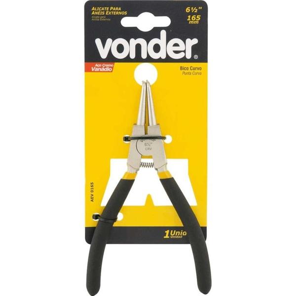 Alicate Anéis Externo 6 1/2 Curvo Crv 3662165000 - Vonder Imagem de Alicate Anéis Externo 6 1/2 Curvo Crv 3662165000 - Vonder