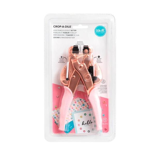 Alicate Aplicador De Ilhós Crop A Dile Rose Gold - We R - We R Memory Keepers Imagem de Alicate Aplicador De Ilhós Crop A Dile Rose Gold - We R