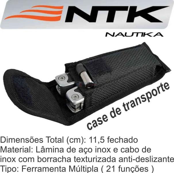 Imagem de Alicate Bulldog Multitool Ferramenta Multifunção Inox Ntk