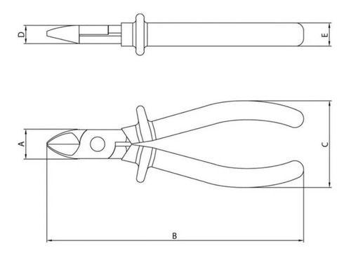 Imagem de Alicate Corte Diagonal Pvc 6 Pol 41006 Tramontina