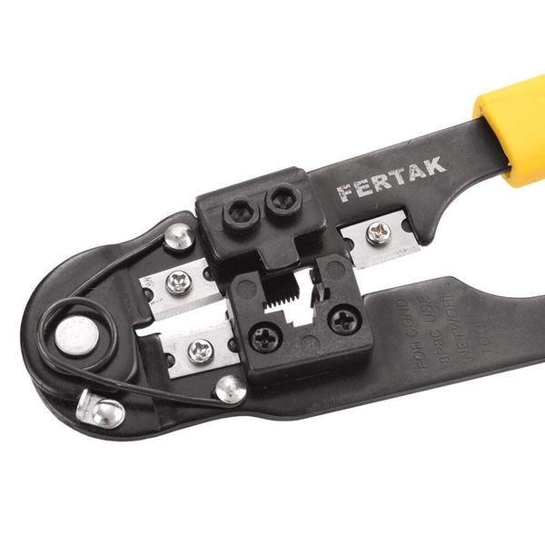 Imagem de Alicate Crimpador 6 Rj45 - Fertak Tools