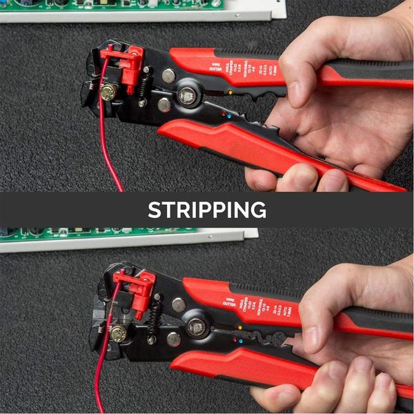 Imagem de Alicate Crimpador Desencapadorde Fios 0 05Mm A 8Mm