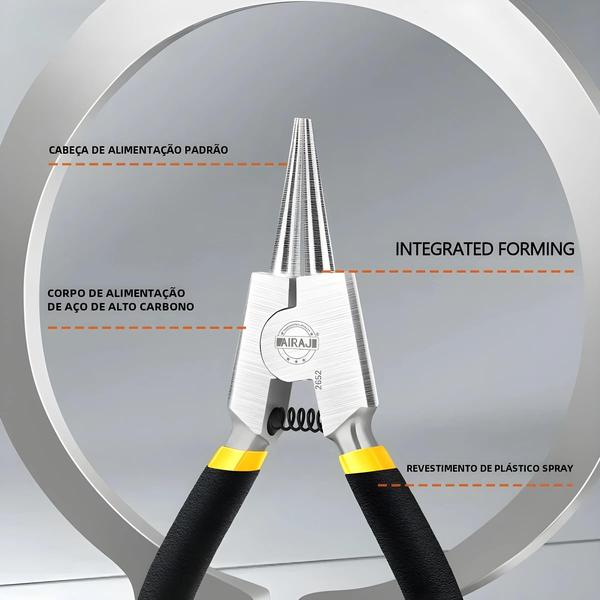 Imagem de Alicate de Anel de Retenção AIRAJ 5 Polegadas - Ponta Agulha