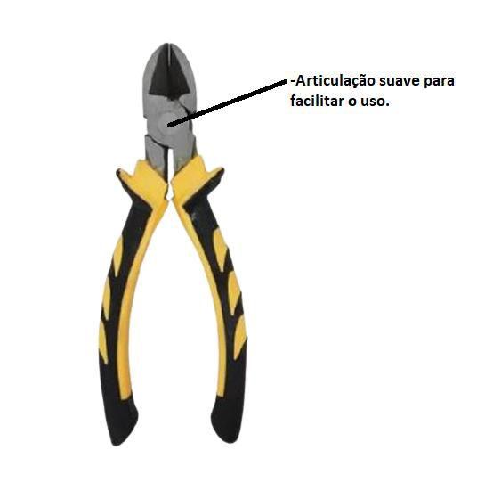 Imagem de Alicate De Corte Diagonal 6 Pol. 160mm Cabo Emborrachado