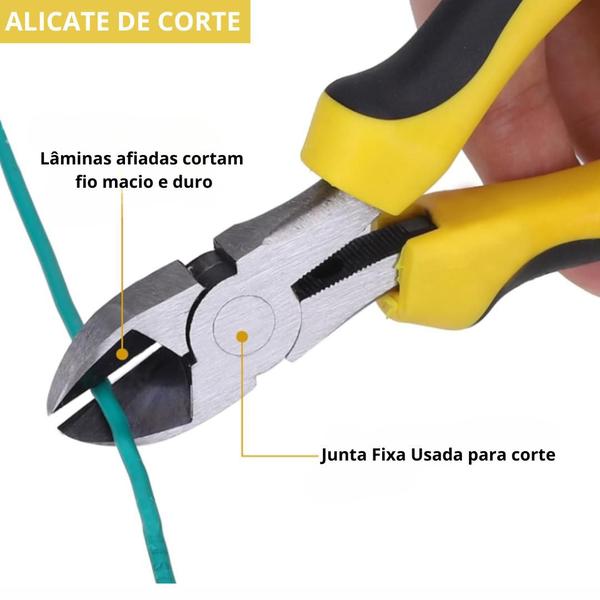 Imagem de Alicate de corte profissional linha pesada eda 7.2 / 2pol