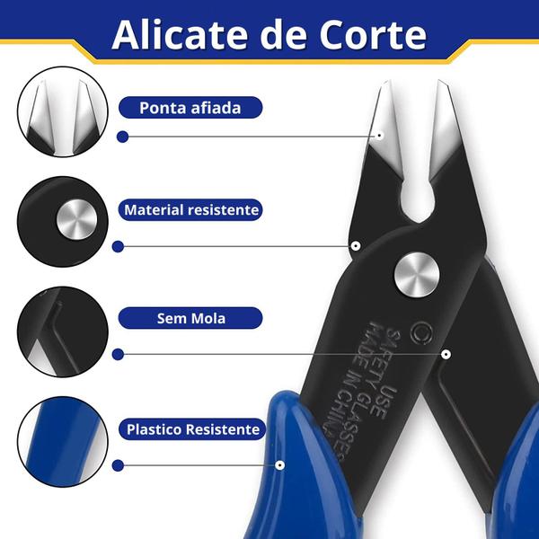 Imagem de Alicate De Corte Rente Bico Precisão Eletrônico Menor Preço