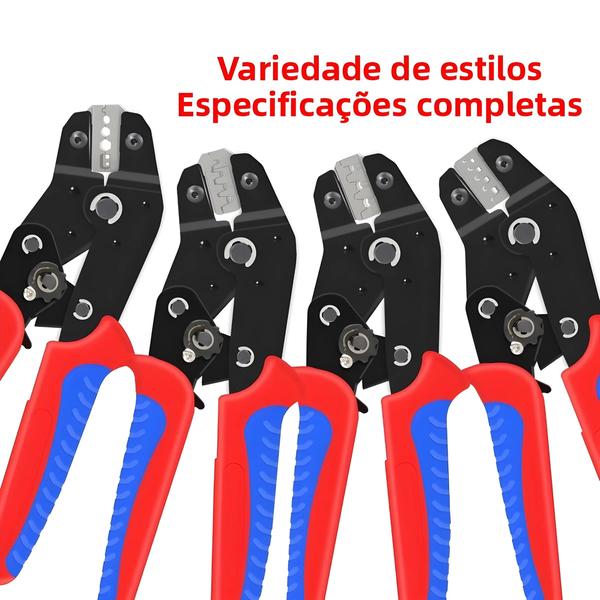 Alicate De Crimpagem Com Cabo Antiderrapante De 4mm Para Kit De