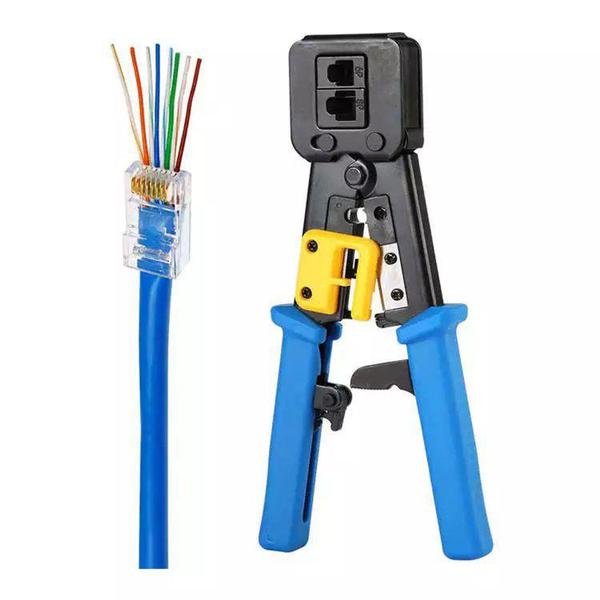 Imagem de Alicate De Crimpar EZ Crimp Rede Rj45 Rj11 Rj12 6p E 8p Decapador