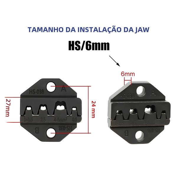 Imagem de Alicate de Crimpar HS-03BC/40J - Alta Dureza, 230mm (9 Polegadas)