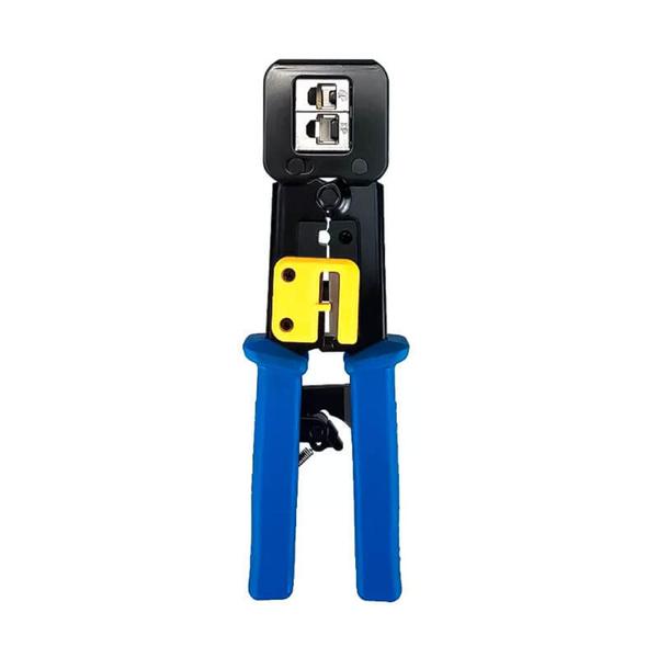 Imagem de Alicate de Crimpar RJ45, RJ12 e RJ11 Azul - IT-Blue