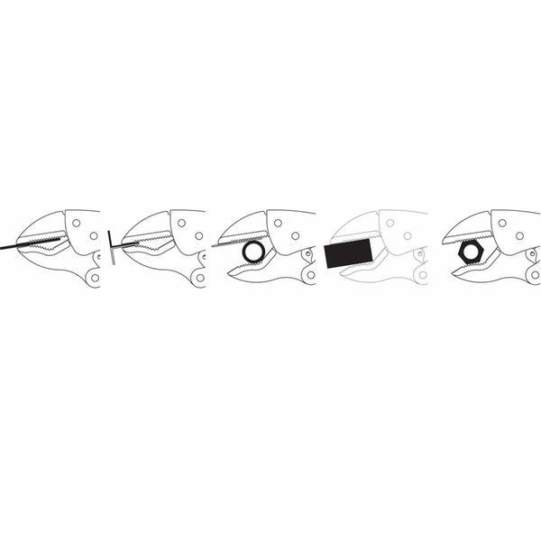 Imagem de Alicate de Pressão Mordente Triangular 10" Profissional - 44012110 - TRAMONTINA