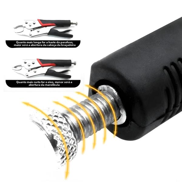 Imagem de Alicate De Travamento Elétrico De Aço Carbono Ajustável De Alto Torque, Ferramentas Manuais De