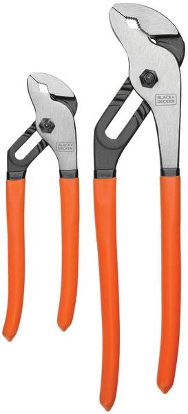 Imagem de Alicate Deslizante BLACK+DECKER BDHT84001 - Pacote com 2 (20cm e 30cm)