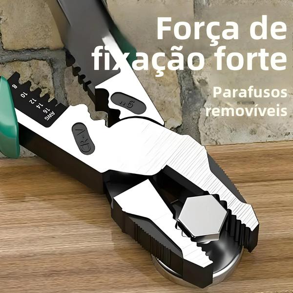 Imagem de Alicate Diagonal Multifuncional - Durável, Antiderrapante e com Cortadores de Fio