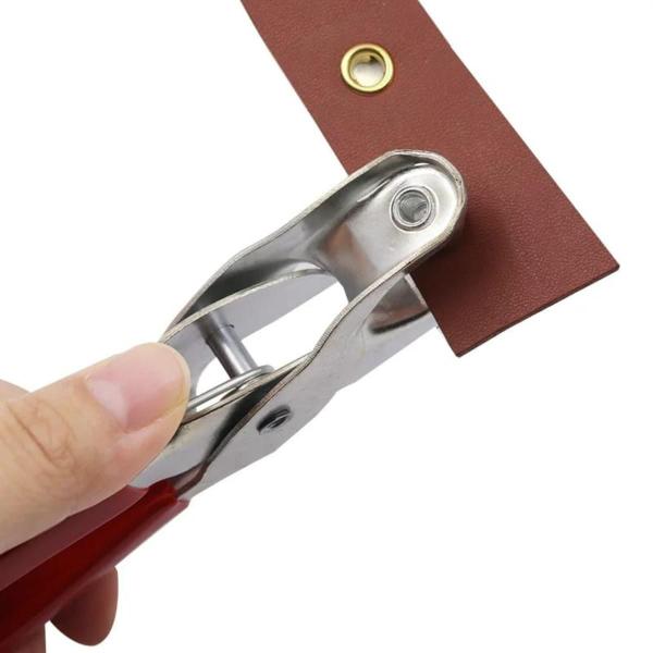 Alicate Fixador para Ilhós Furador de Couro de Bolsas Manual - 123 Maxximus Com Imp e Exp de Imagem de Alicate Fixador para Ilhós Furador de Couro de Bolsas Manual