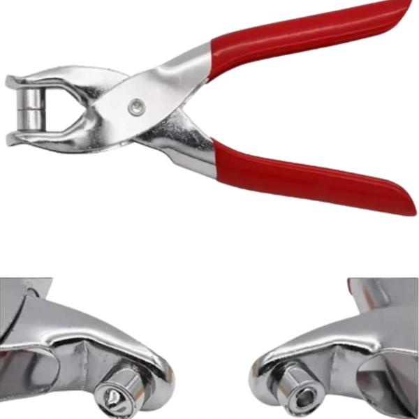 Alicate Fixador para Ilhós Furador de Couro de Bolsas Manual - 123 Maxximus Com Imp e Exp de Imagem de Alicate Fixador para Ilhós Furador de Couro de Bolsas Manual