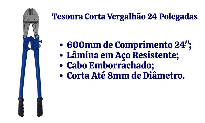 Imagem de Alicate Máquina De Cortar Ferro Vergalhão Viga Pilar De Ate 8mm Diâmetro Ferreiro Armador