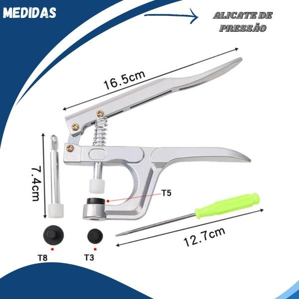 Imagem de Alicate Para Botão Plástico De Pressão Artesanato Lamnax