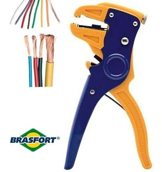 Imagem de Alicate Para Descascar Fios Brasfort 7" Kit 2 Com Unidades