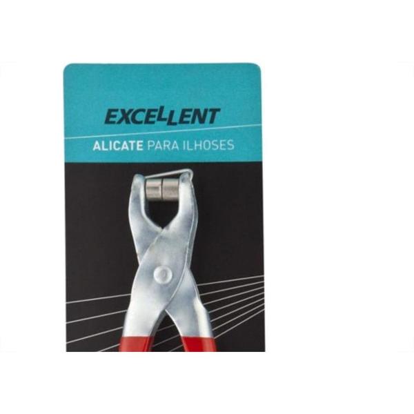 Imagem de Alicate Para Ilhoses Com 100 Pecas Excellent 6Nt