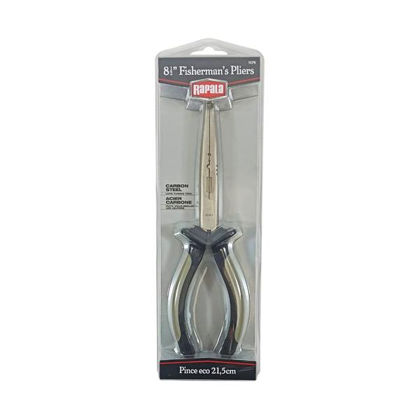 Imagem de Alicate Pesca Bico Longo Rapala Fisherman's Pliers RCP8 Aço Carbono 21,5cm