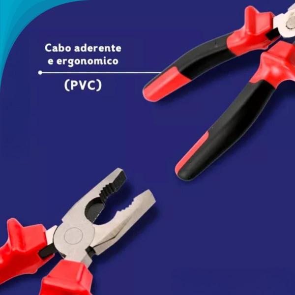 Alicate Profissional 8 Polegadas, Isolamento Isolado E - Zonne Imagem de Alicate Profissional 8 Polegadas, Isolamento Isolado E