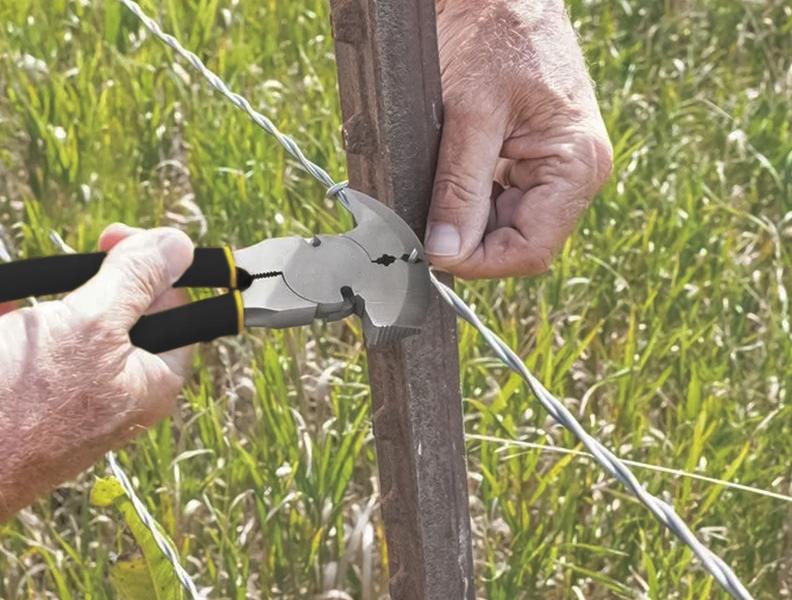 Imagem de Alicate Tipo Fazendeiro Corta Arame Grampo Cabos Elétricos 10 Polegadas Multiuso Profissional