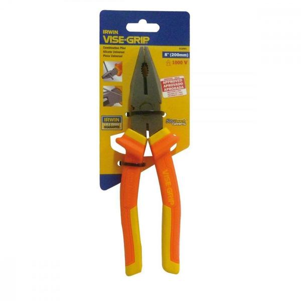 Imagem de Alicate Universal Profissional Irwin 8''1000V Laranja  Iw13981