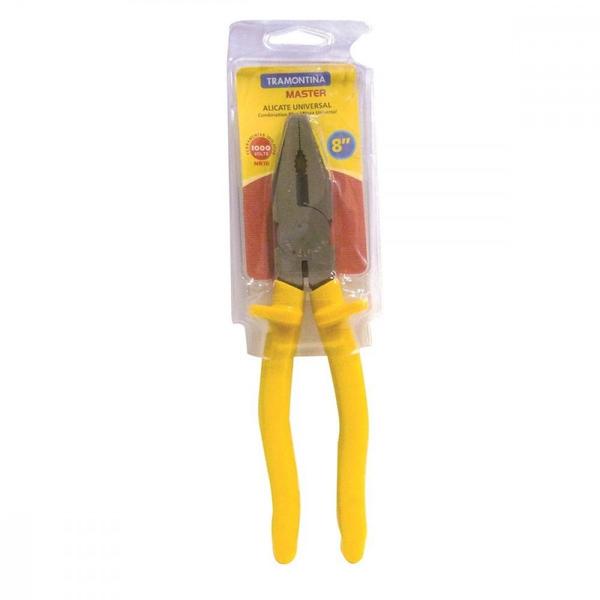 Imagem de Alicate Universal Pvc Tramontina Oxidado 8'' Amarelo  41001108