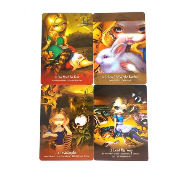 Imagem de Alice The Wonderland Oracle Deck Oráculo Alice No País Das Maravilhas Baralho de Cartas de Tarô