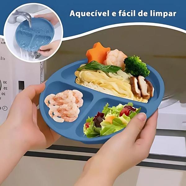 Imagem de Alimentação Divertida: Conjunto de Silicone para Bebês