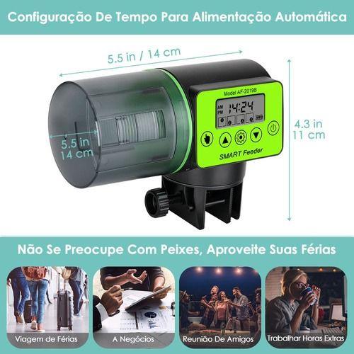 Imagem de Alimentador Automático Com Temporizador Para Peixes Aquários